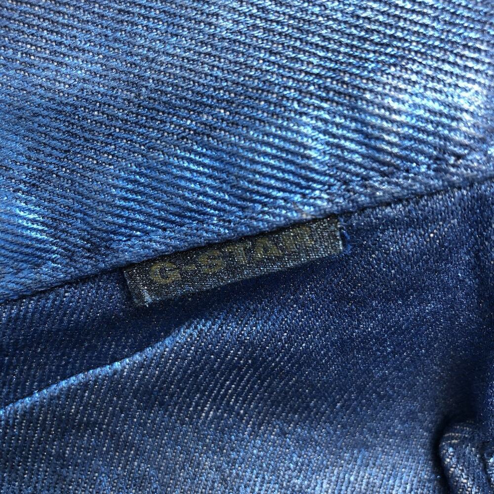 GStar Raw Viktoria High Rise Straight LUNA BLUE METAL Jeans Size 28 x 34 - Picture 6 of 12